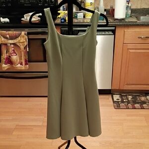 Altar'd State Sage Green Sleeveless Mini Dress